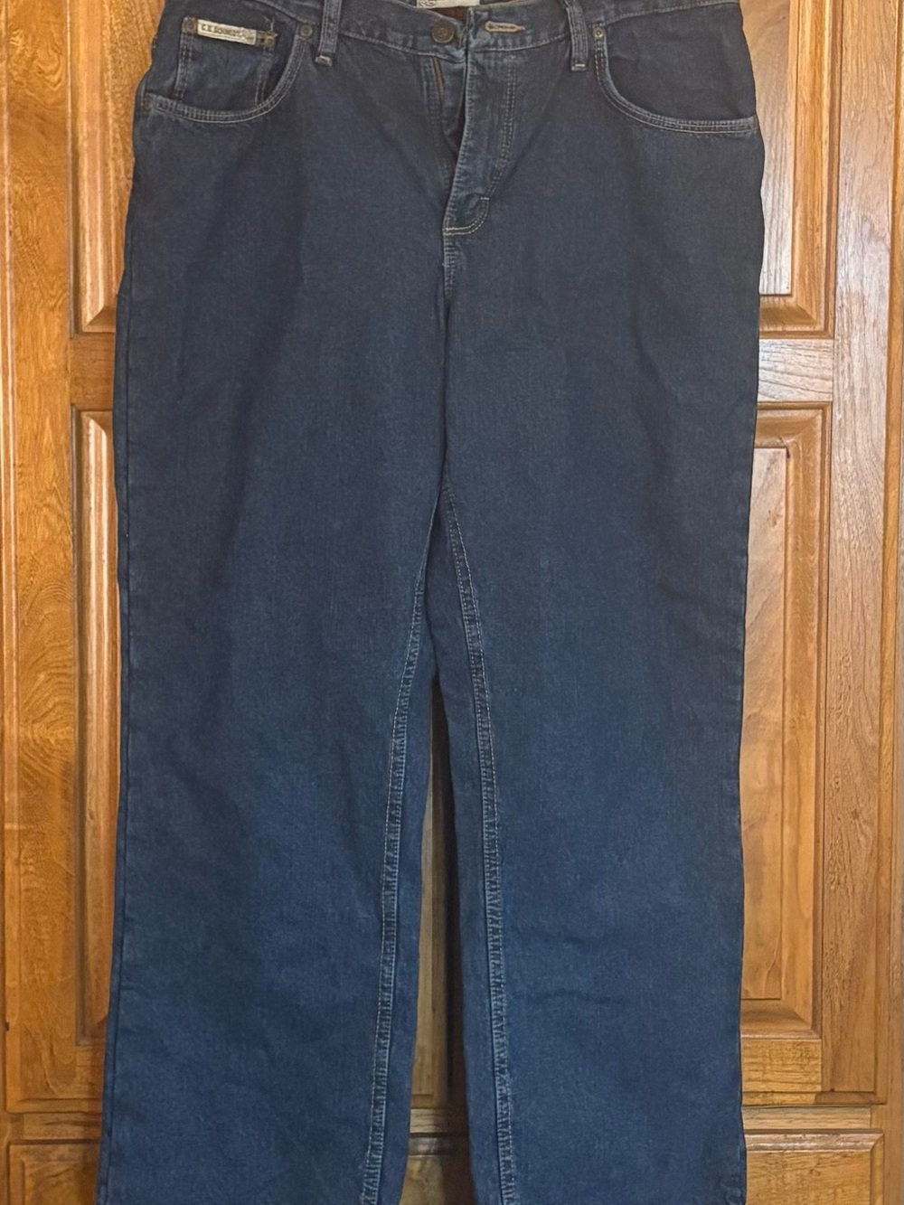 VINTAGE CE SCHMIDT WORKWEAR FLANNEL LINED JEANS 36X30 NWT
